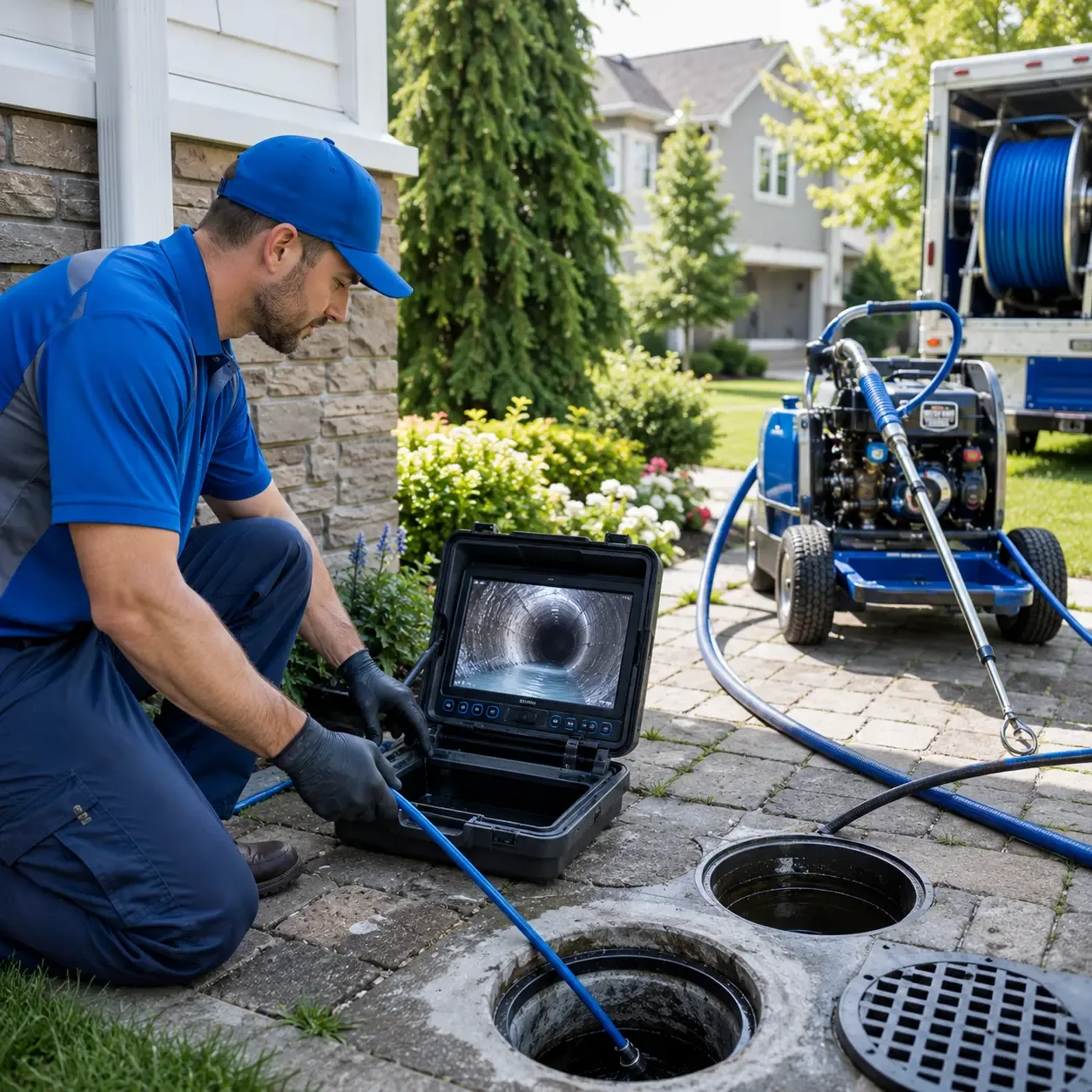 Outdoor drain cleaning professionals serving Trosper, KY